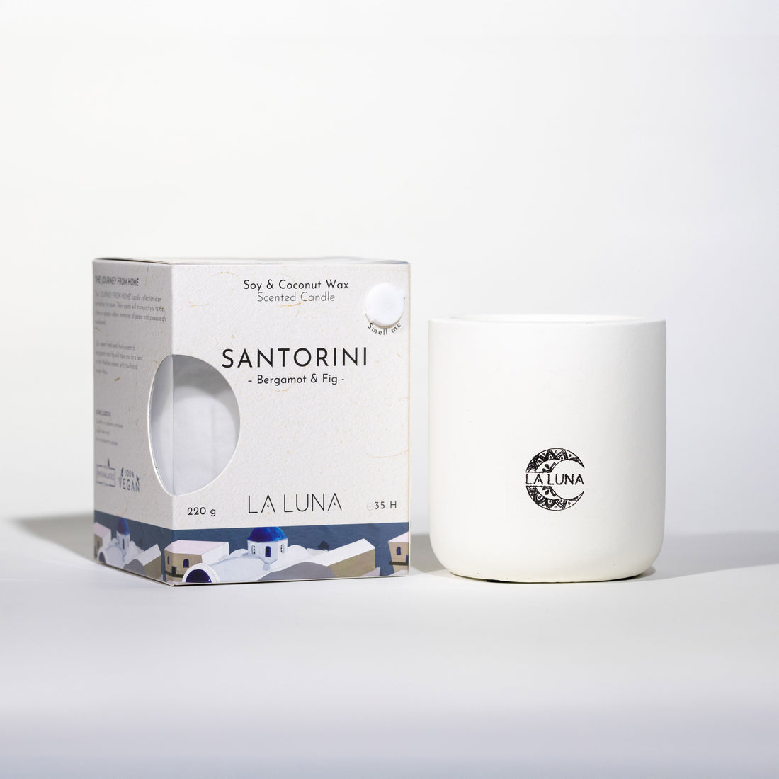 Bougie SANTORINI 220g